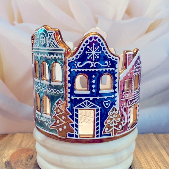 Bath & Body Works Accents Rare Htf Bath Body Works Christmas 3wick Candle Holder Poshmark